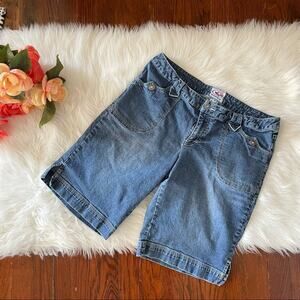 Roper Y2K Bermuda Wide Leg Jean Shorts Junior women's Size 11